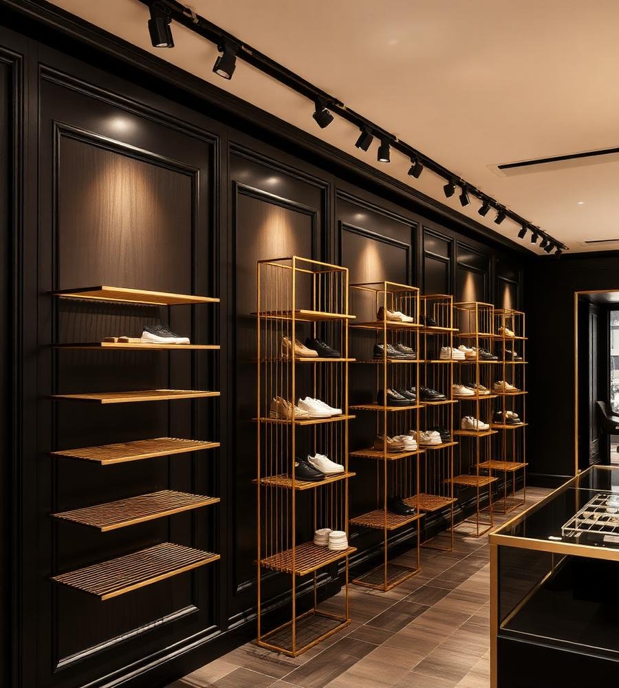 Projeto de interiores: Boutique Dourada, São Paulo — SP